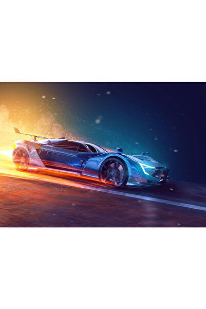 VIODESIGN Fototapet Copii, autoadeziv, Super Car , multicolor, 80x120 cm CO260