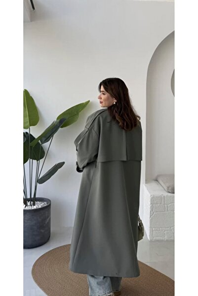 Büşra Fashion HAKİ TRENCKOT