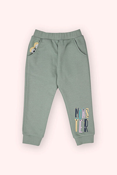 Panço Green Boy's Sweatpants 2511Bb01003