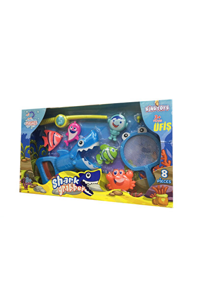 SUDESA OYUNCAK MIKNATISLI KÖPEK BALIĞI ILE BALIK TUTMA SETİ 1042