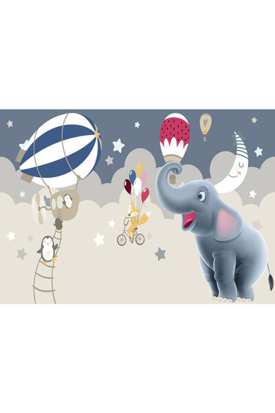 VIODESIGN Fototapet Copii, autoadeziv, Elefant Vis , multicolor, 80x120 cm CO257