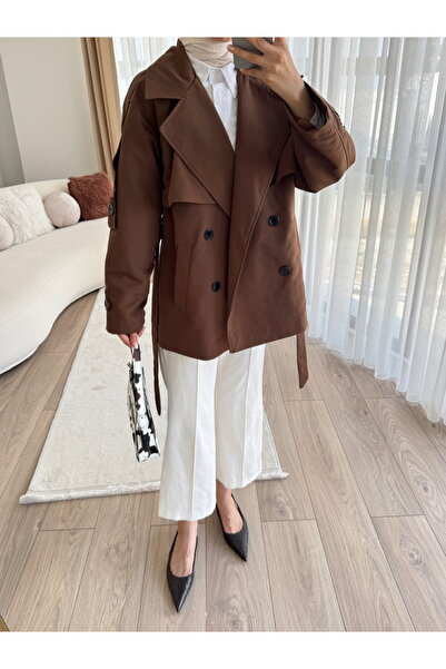 feiruz Premium Kumaş Astarlı TrenchCoat