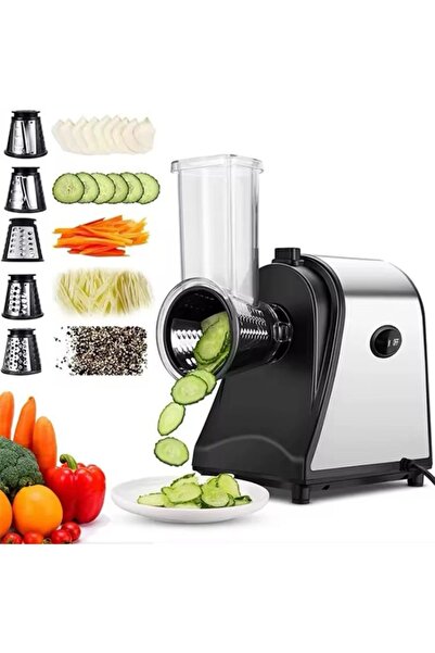 hoffmans RAF Electric Grater - 200W, 4 Blades, Different Cutting Modes, Multifunctional Slicer