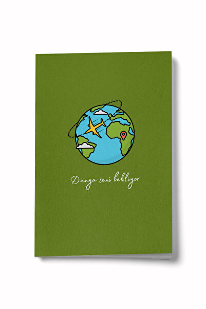 Bi Dünya Haber دفتر ملاحظات صغير 'العالم ينتظرك'