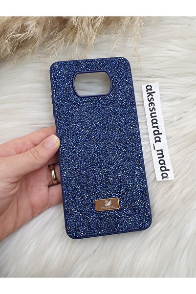 ZB Aksesuarda Moda XİAOMİ POCO X3 - X3 NFC - X3 PRO Uyumlu Swrovski Taşlı Kılıf