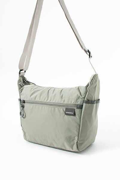 Sanmorris 6013 Women's Water Resistant Parachute Fabric 3-Eye Cross Strap Travel and Shoulder Bag