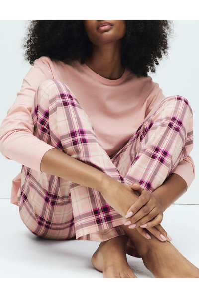 Marks & Spencer %100 Pamuklu Baskılı Pijama Takımı