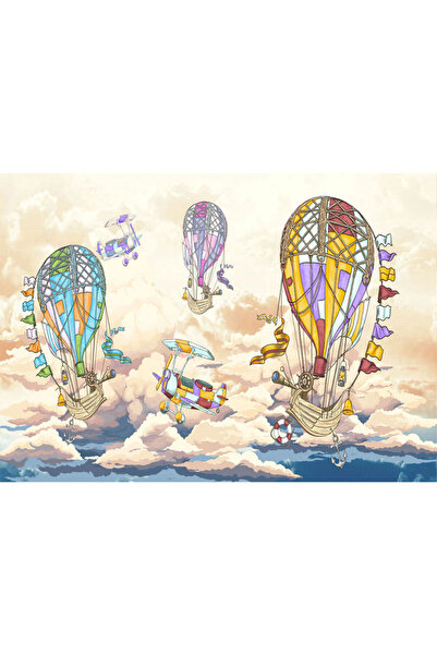 VIODESIGN Fototapet Copii, autoadeziv, Baloane Colorate , multicolor, 80x120 ...