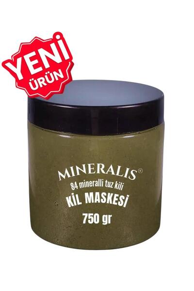 Dr.Salt Mineralis Doğal Tuz Killi Kil Maskesi 750 Gr. - Sıvı Tuz İlaveli Göze...