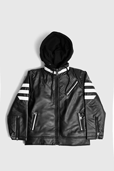 Go Veform Combed Cotton Detachable Hood Faux Leather