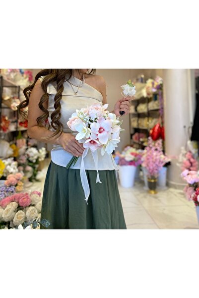 Z&B FLOWERS Gelin Buketi Manolya Gelin Çiçeği El Buketi Nikah Çiçeği