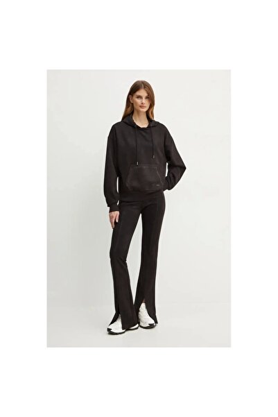 Guess Eco Kadın Siyah Scuba Sweatshirt W4BQ09KAUJ2-JBLK