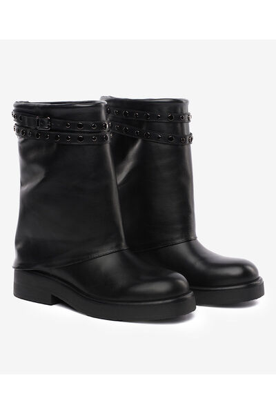 Greyder Kadın Siyah Hakiki Deri Bot 5K2TB59310