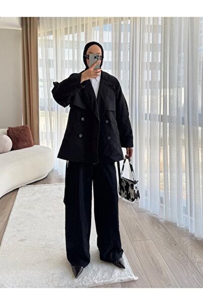 feiruz Premium Kumaş Astarlı TrenchCoat