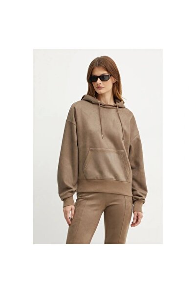 Guess Eco Kadın Krem Scuba Sweatshirt W4BQ09KAUJ2-A115