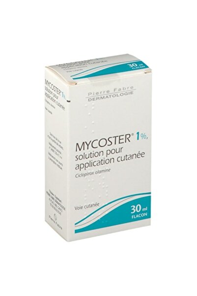 Pierre Fabre Soluție Mycoster 1% cu Ciclopirox Olamină, efect antifungic, 30 ml