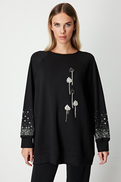 ON Kolları Ve Önü Taşlı Tunik