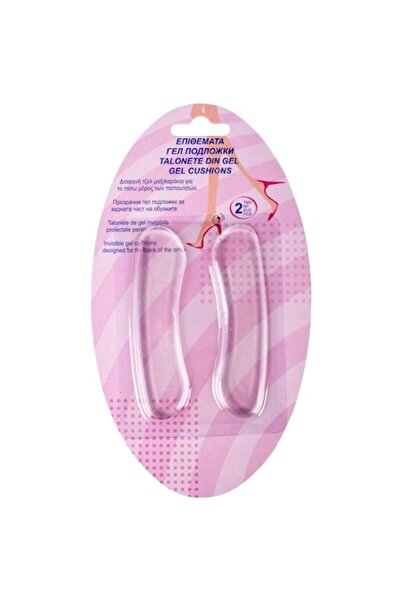 SHOPIENS Set 2 talonete Shopiens® din gel transparent pentru partea din spate a pantofilor, 9 cm