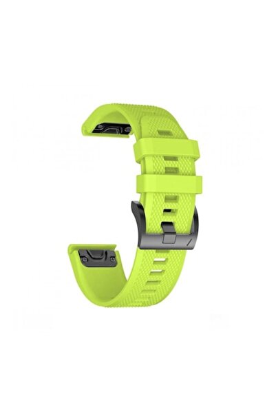 Bibilel Curea din silicon compatibilă cu Garmin Fenix ​​5 / 6 / 6 PRO 7, verde