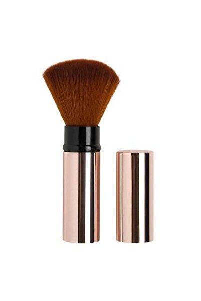 SHOPIENS Powder Blush Brush with Metallic Pink Gold Case 12cm