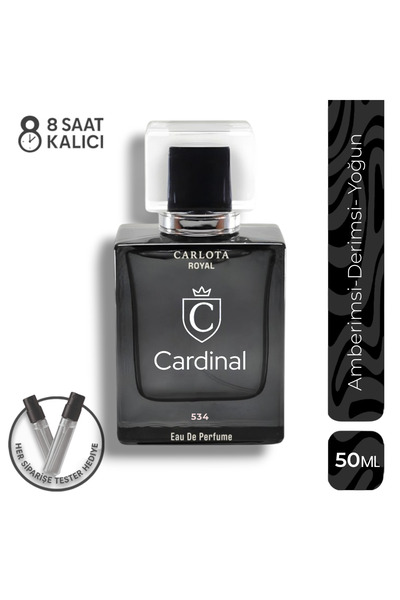 CARLOTA Cardinal Erkek Parfüm | Aromatik Koku | Royal Seri