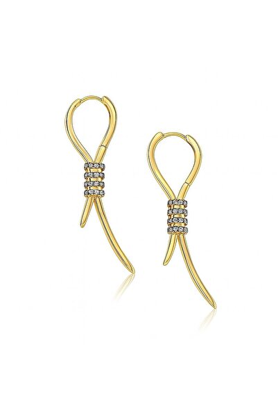 Sense of Atelier أقراط على شكل فيونكة - أسود