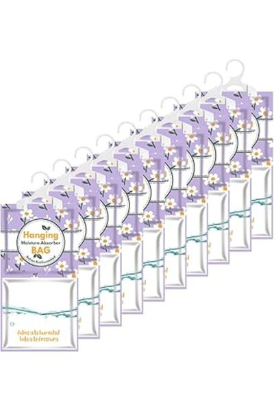 Generic أكياس مزيل الرطوبة HASTHIP®، 10 قطع، أكياس مزيل الرطوبة للخزانة المعل...