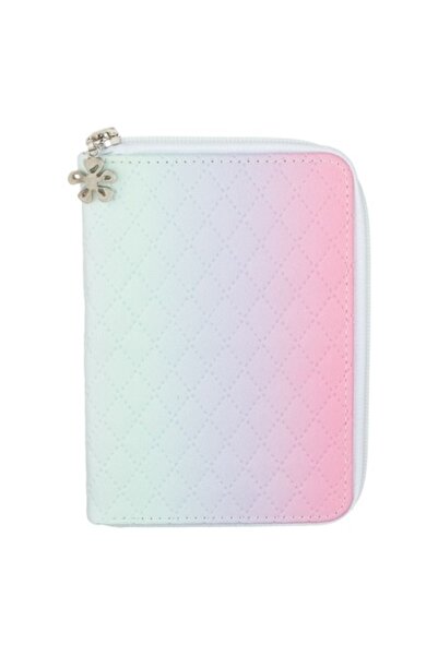 SHOPIENS Notebook A6 80 Pages Dictation Soft Cover Quilted Tie Dye with Zippe...