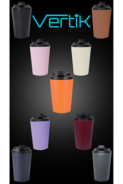 Vertik 320ml Stainless Steel Sippy Cup for Hot Drinks, Leakproof