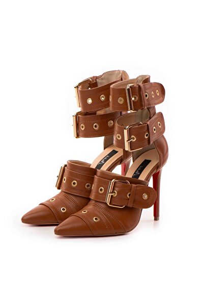 Modish Boutique Pantofi Alora Brown din Piele Naturala