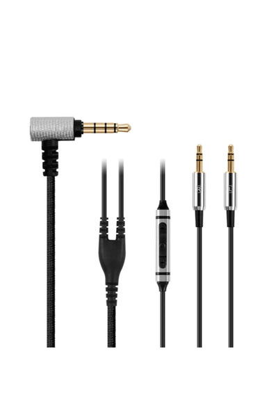 PadForce Cablu audio pentru căști Sol Republic X3, V8, V10, conector placat cu aur, control volum