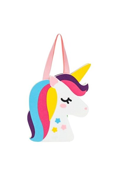 SHOPIENS Carte de activități pentru copii Quiet Book Unicorn, din fetru, cu î...