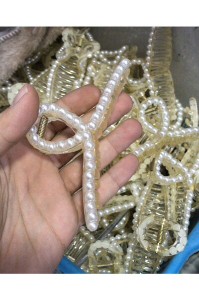 Shiklik Cataramă strălucitoare pentru femei, culoare albă, perlată