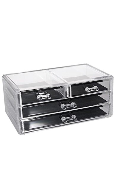 SHOPIENS Cutie de depozitare acrilică cu sertare Shopiens®, plastic, 23x12x10 cm