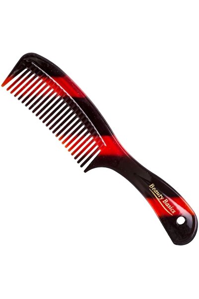 SHOPIENS Pieptene cu maner Shopiens® din plastic, multicolor, 21 cm