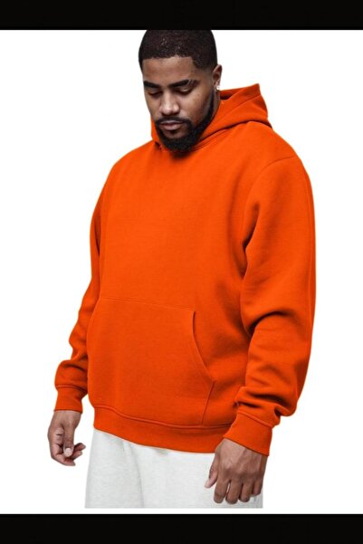 DM DOLCE MORE Hanorac unisex mărime mare din bumbac pieptănat cu 3 fire