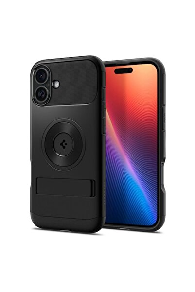 Velo Carcasă compatibilă cu iPhone 16, Elite Content, W2009, Plastic, Negru i...