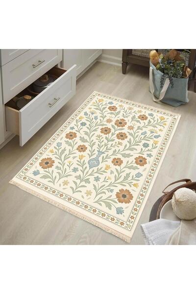 Markaev Bahar Bahçesi Vintage Dokuma Taban Halı 386 YNG