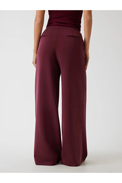 Guess Olympe Kadın Mor Aktif Palazzo Fit Modal Karışımlı Scuba Eşofman Altı V4YB07KCAY2-G4P2