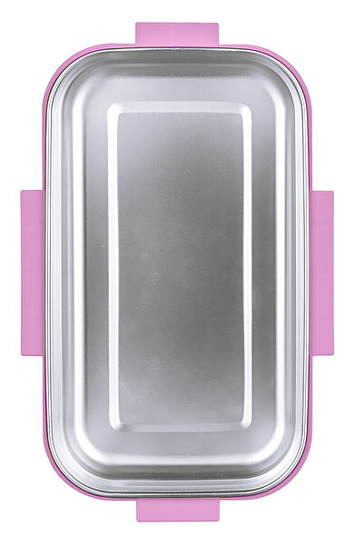 Emofom وعاء تغذية ذو طبقتين من أورا (450 مل + 400 مل) وعاء تخزين طعام من الفولاذ المقاوم للصدأ