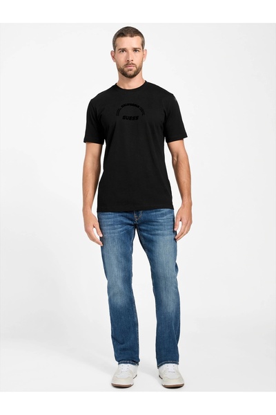 Guess Ανδρικό μπλουζάκι Shiro μαύρο Active Regular Fit Z5BI05I3Z14-JBLK