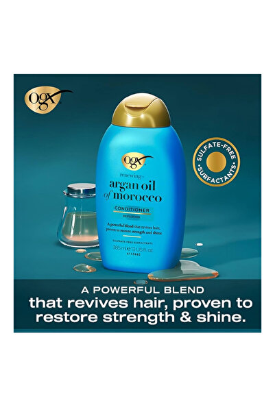 OGX Conditioner, Renewing+ Argan Oil Of Morocco, 385ml