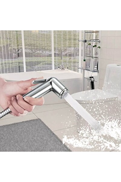 SHOPIENS ® Faucet or Washbasin Shower Head, Silver, 12 cm