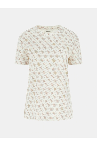 Guess Rhombus Women's Multi-Colored Active Regular Fit T-Shirt V5Bi14I3Z14-P0Ns