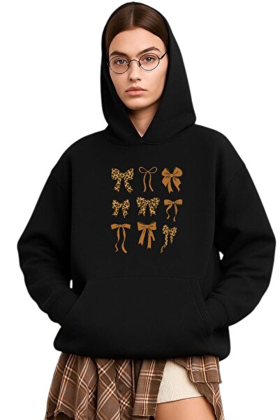 E-ROMA سترة بغطاء للرأس للجنسين مصنوعة من قماش القطن الممشط المطبوع بثلاثة خيوط