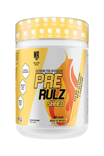 Muscle Rulz بري رولز شريد 30 حصة قبل التمرين مع (مانجو فاير مارجريتا)