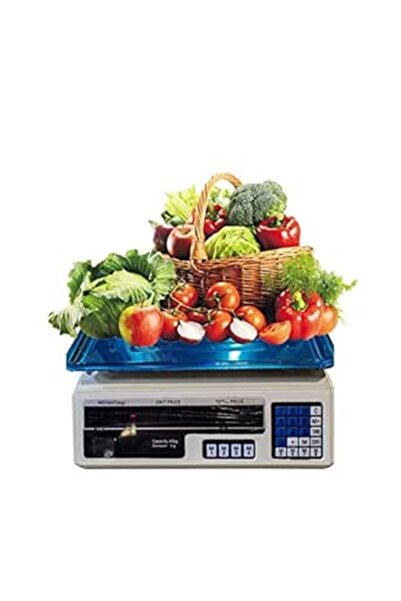 Generic ميزان SUNRISE الرقمي الإلكتروني للوزن 40 كجم، ميزان حساب الأسعار، ميز...