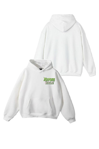 Sebesta Fashion سترة بقلنسوة من القطن بثلاث خيوط مطبوعة من NEW SEASON MACHA G...