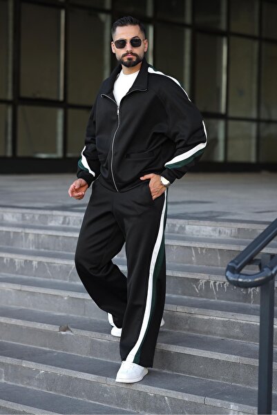 MİS MODA Men's Oversize Bottom and Top Tracksuit Set