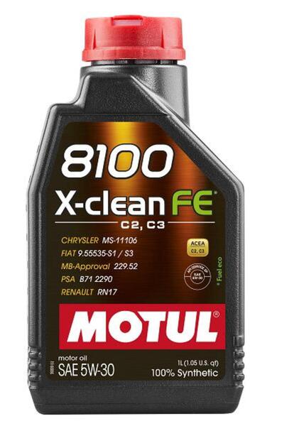 Motul 8100 X-CLEAN FE 5W-30 Ulei de Motor - 1 Litru
